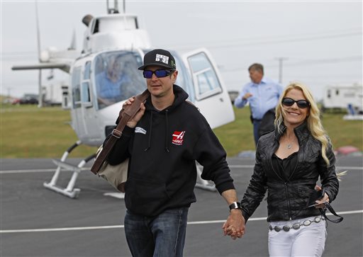Kurt Busch y Patricia Driscoll en los tiempos felices 