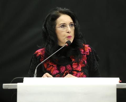 María Rosario Mendoza, presidenta de la Canaive Jalisco. 
