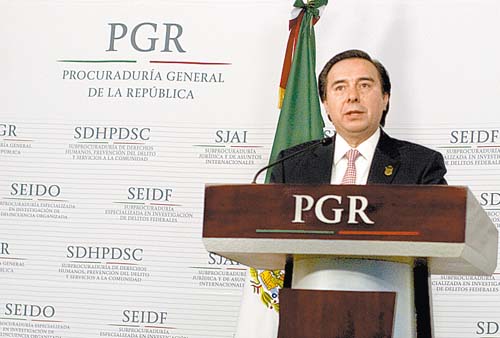 Tomás Zerón, director de la Agencia de Investigación Criminal.