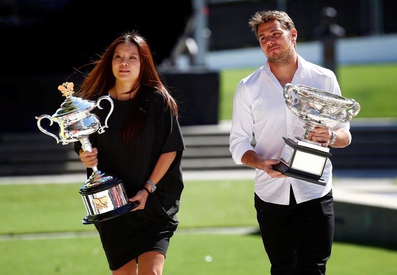 Li Na y Stanislas Wawrinka, campeones del Abierto de Australia de 2014 