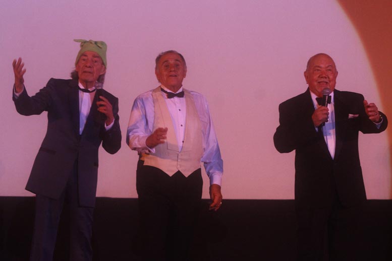Los comediantes presentaron “Ensalada de rucos”.
