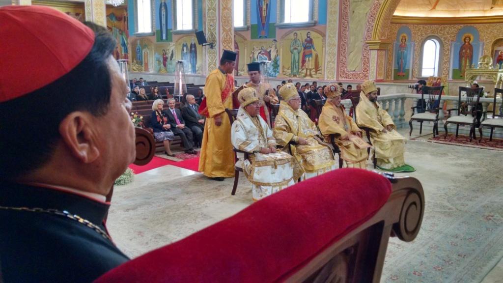 La misa por el cumpleaños del arzobispo Antonio Chedraui.