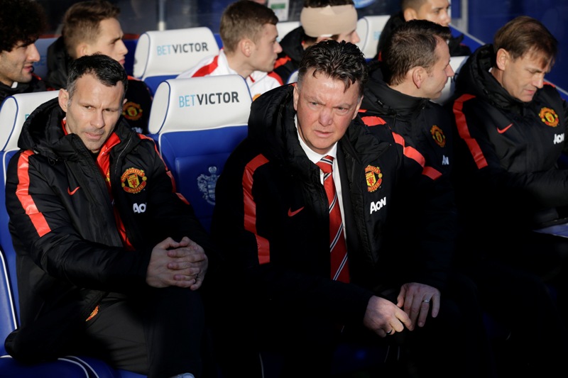 Ryan Giggs y Louis van Gaal