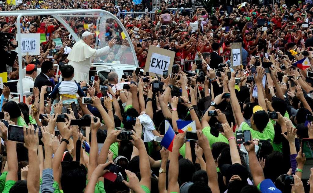 El papa Francisco en Manila.