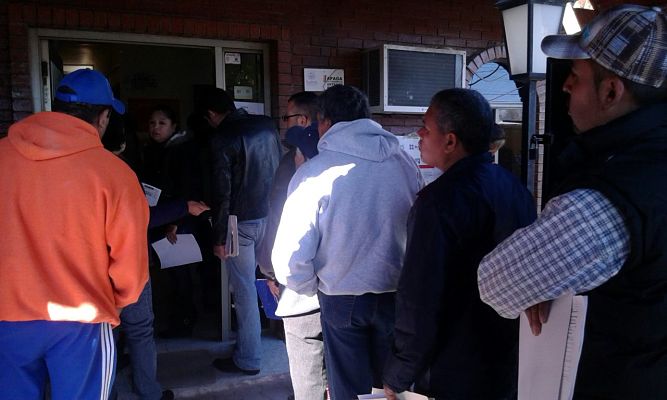 Se reciben hasta 50 contribuyentes diariamente.