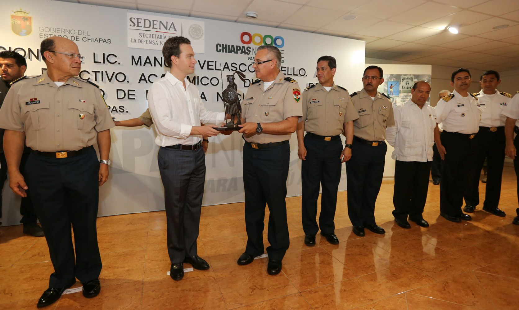 El gobernador de Chiapas, Manuel Velasco. 