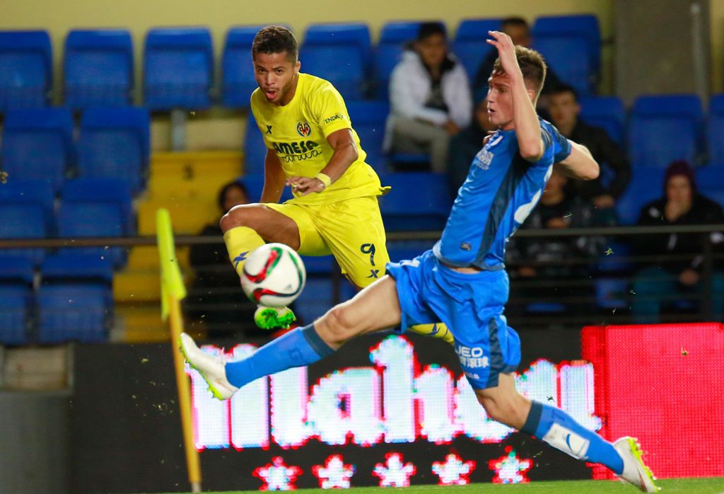 Giovani dos Santos fue titular en el duelo de Copa del Rey ante el Getafe 