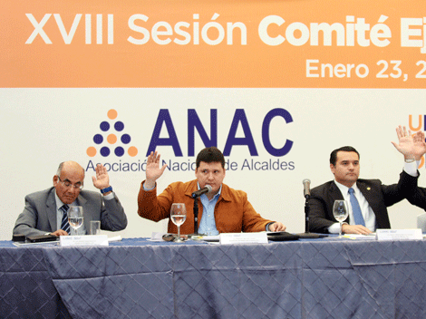 La reunión de la Asociación Nacional de Alcaldes fue en San Pedro Garza García.