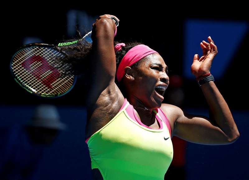 Serena Williams en el Abierto de Australia 