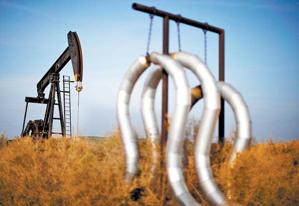 La extracción del hidrocarburo en California.