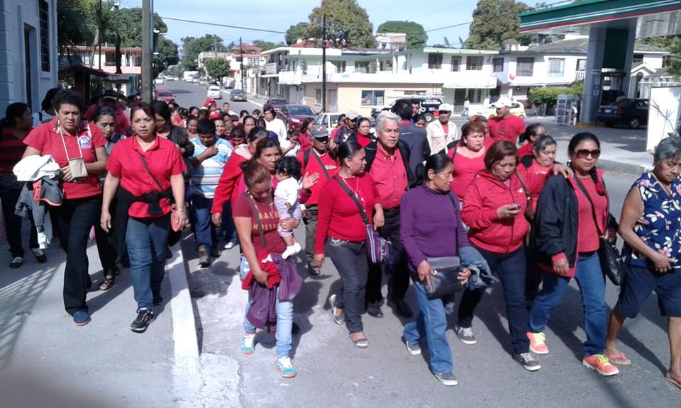 Manifestantes en Ciudad Madero