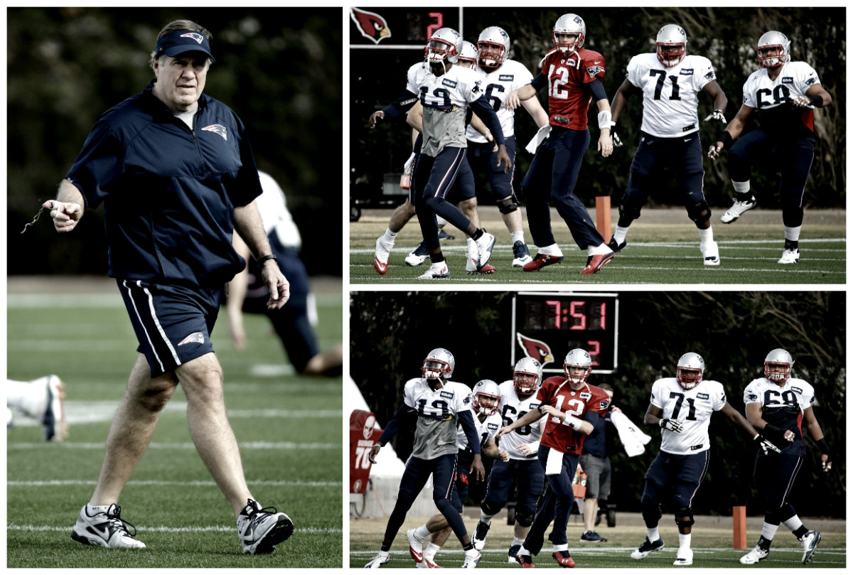 Patriotas ya entrenó previo al Super Bowl 