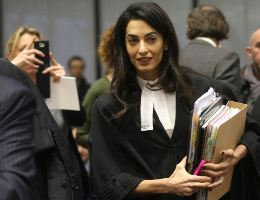 La presencia de Clooney estuvo rodeada por una gran expectación, con más de 60 periodistas acreditados en la vista.