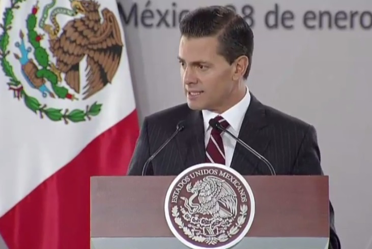El presidente Enrique Peña Nieto en la presentación del Programa de Prevención y Atención de Adicciones.