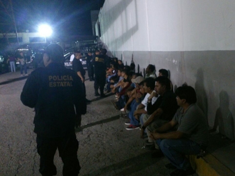 La Secretaría de Seguridad Pública aseguró a los ex trabajadores de Oceanografía tras las agresiones contra agentes de estatales y municipales que pre