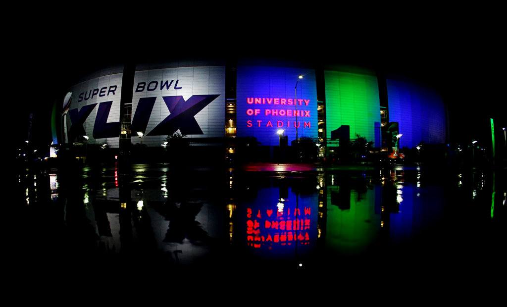 Estadio de la Universidad de Phoenix, la casa del Super Bowl XLIX