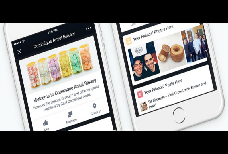Las nuevas funciones de Facebook te recomendarán restaurantes o lugares cercanos a ti.