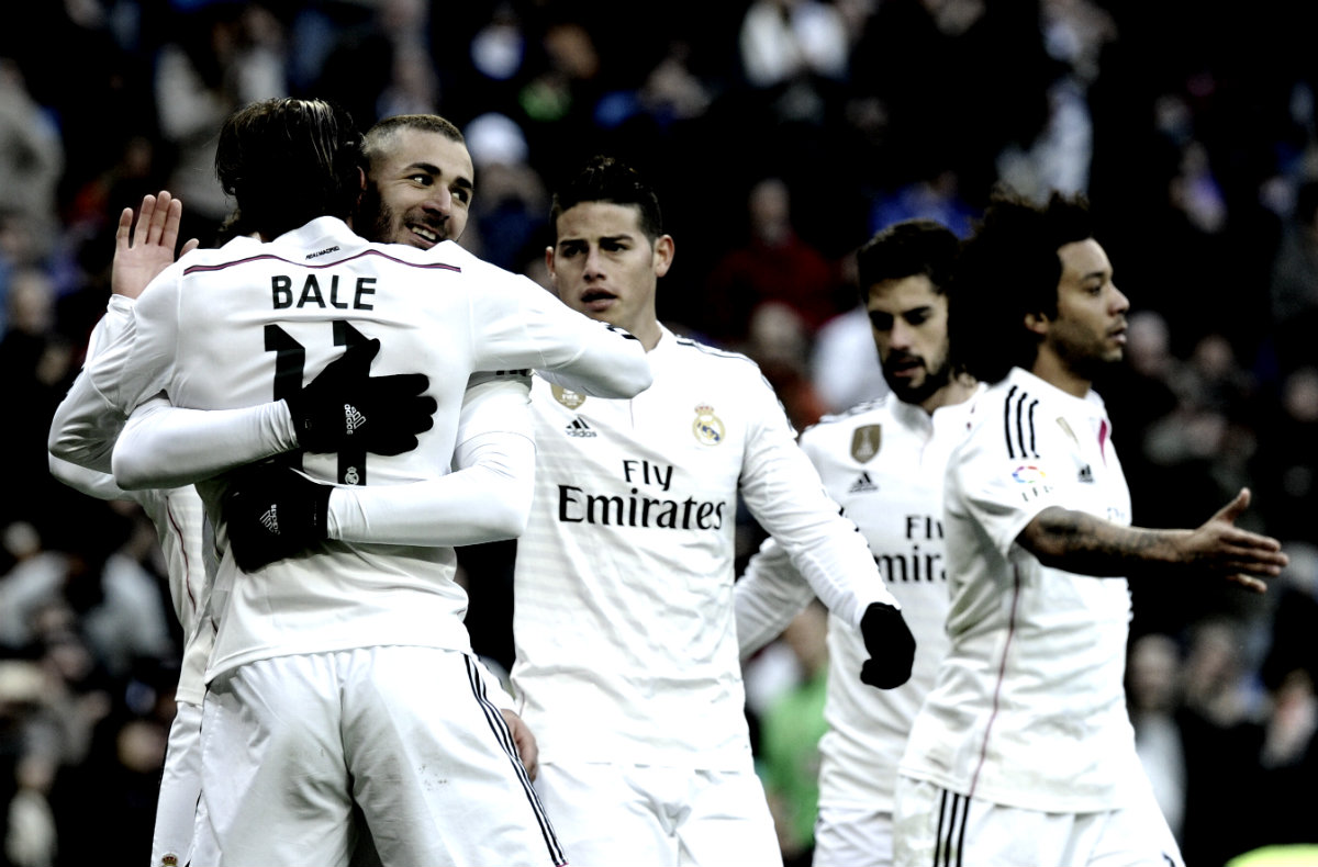 Benzema logró doblete