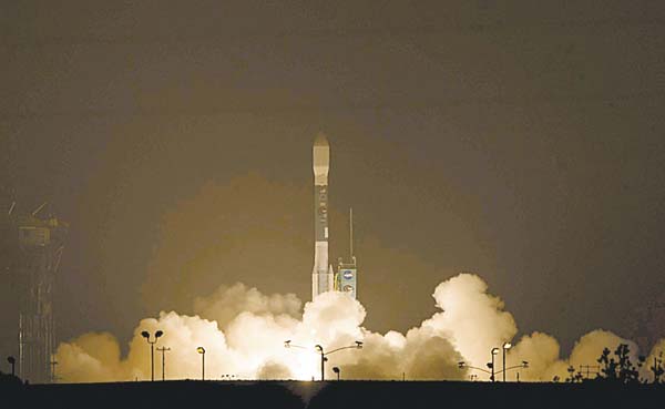 Cohete Delta 2 porta el satélite SMAP.