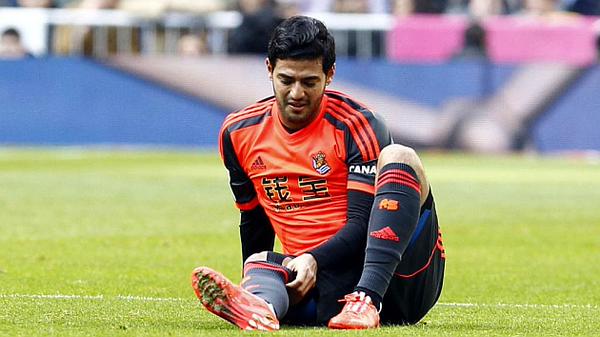 Carlos Vela después de la lesión 