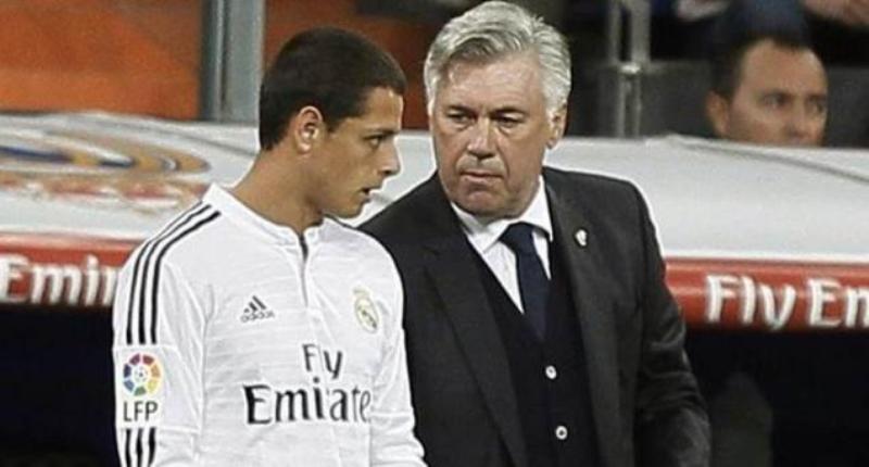 Ancelotti está conforme con Chicharito