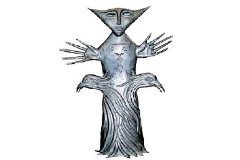 'AHug', una de las piezas de la artista Leonora Carrington.