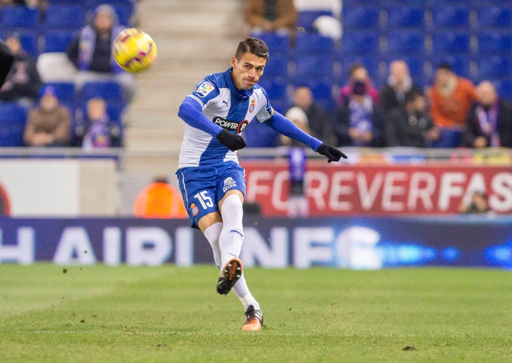 Héctor Moreno, defensa central del Espanyol de Barcelona 