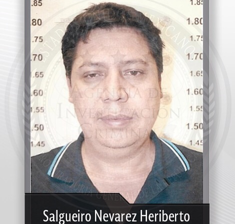Heriberto Salgueiro Nevárez fue detenido por el Ejército durante un operativo realizado en Culiacán.