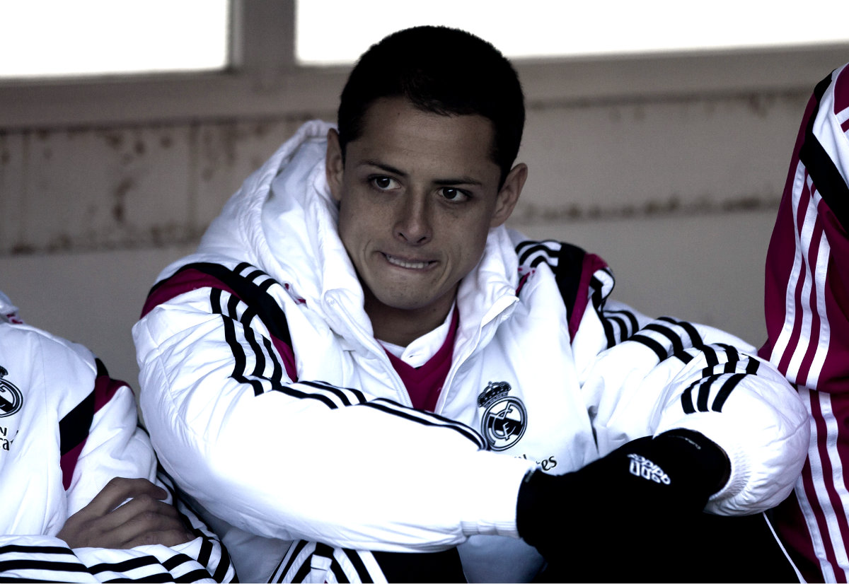  Javier 'Chicharito' Hernández ha tenido escasos minutos en el terrenos de juego 