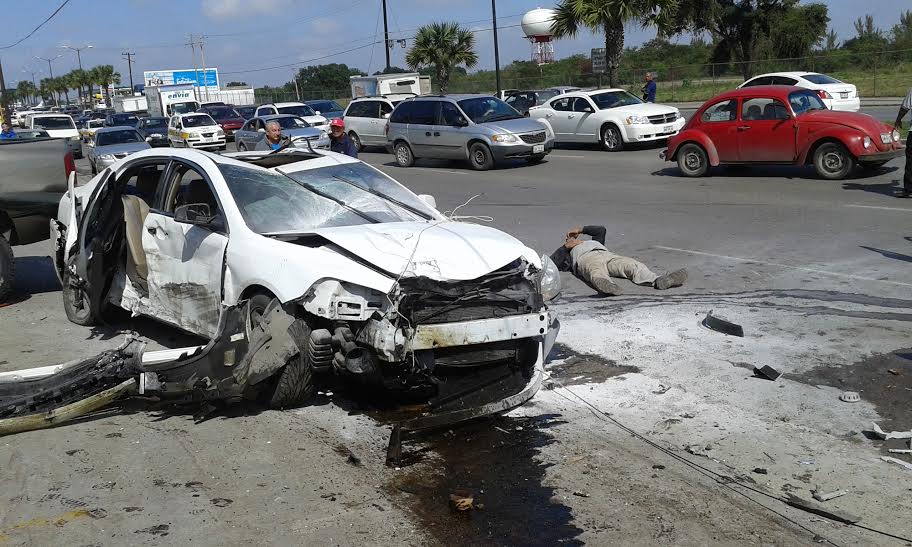 Choque en Tampico.