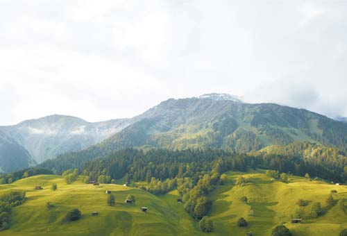 Vacaciones en el pueblo de Klosters, en Suiza.
