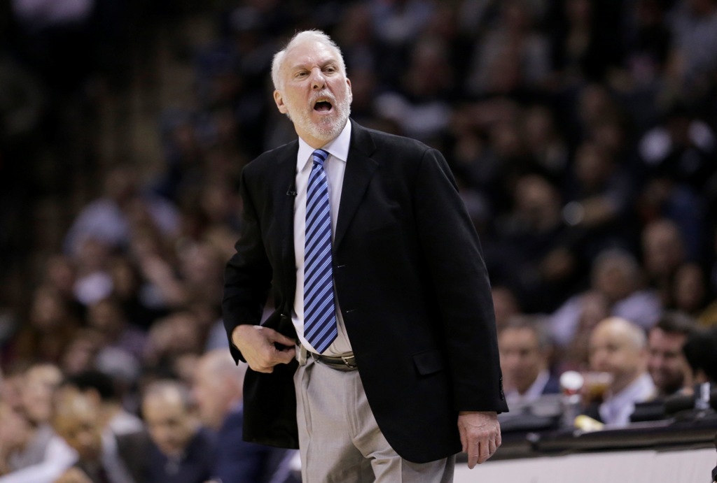 Gregg Popovich, coach de los Spurs de San Antonio