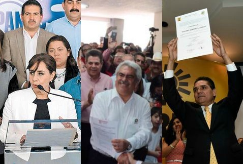 Por el PAN competirá Luisa María Calderón, por el PRI competirá Asención Orihuela y por el PRD Silvano Aureoles.