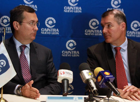 Álvaro Fernández y Guillermo Dillon, de Caintra.