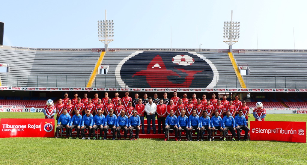 Tiburones Rojos en la foto oficial