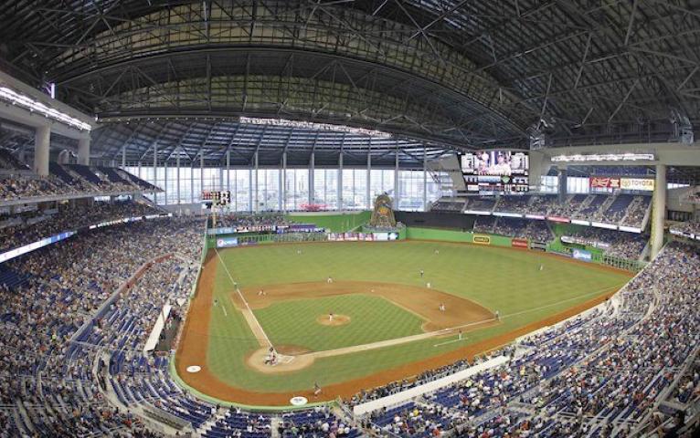 El "Marlins Park" de Miami 