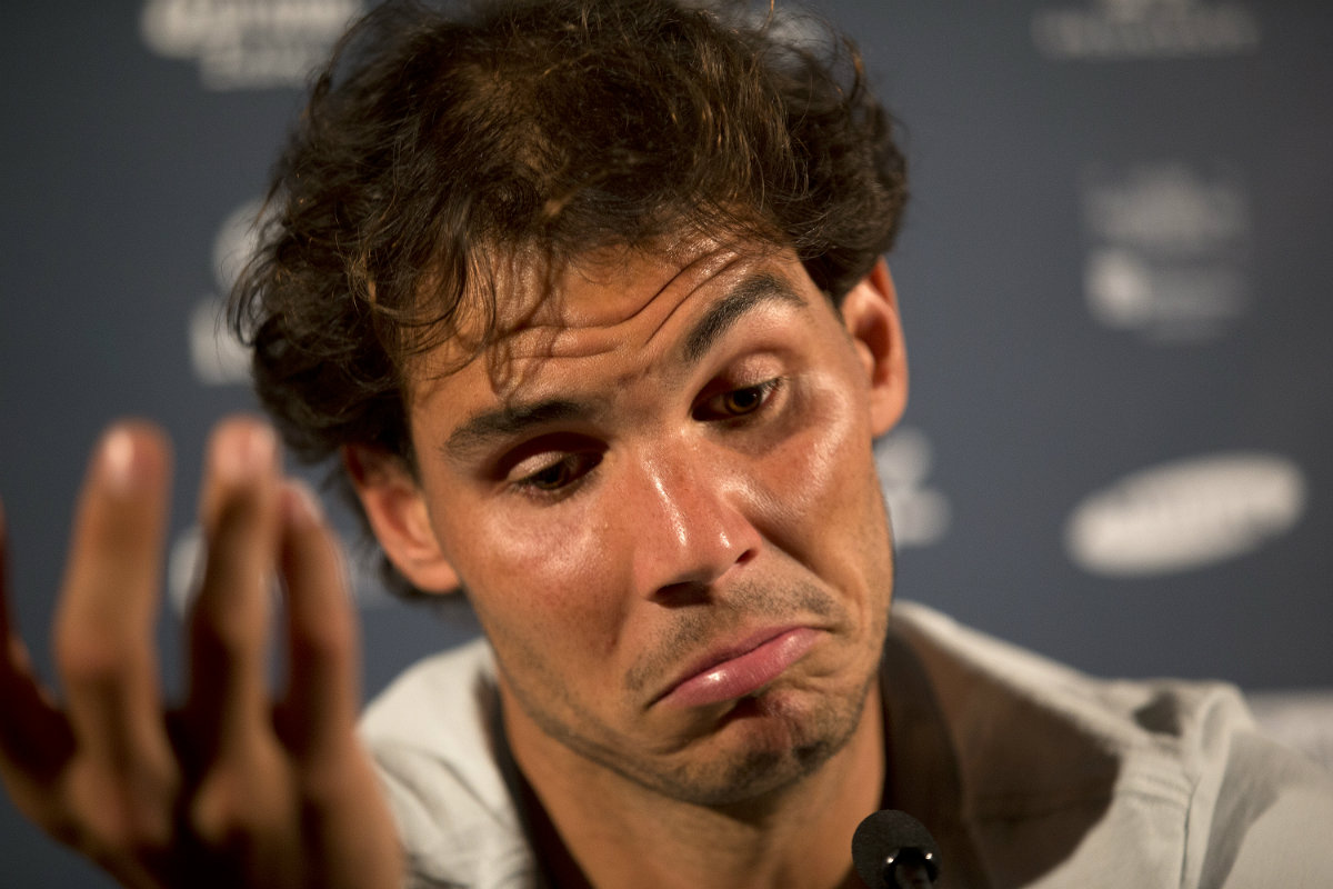 Rafa Nadal en conferencia de prensa 