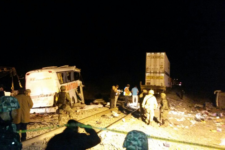 15 personas murieron en el lugar del accidente. 