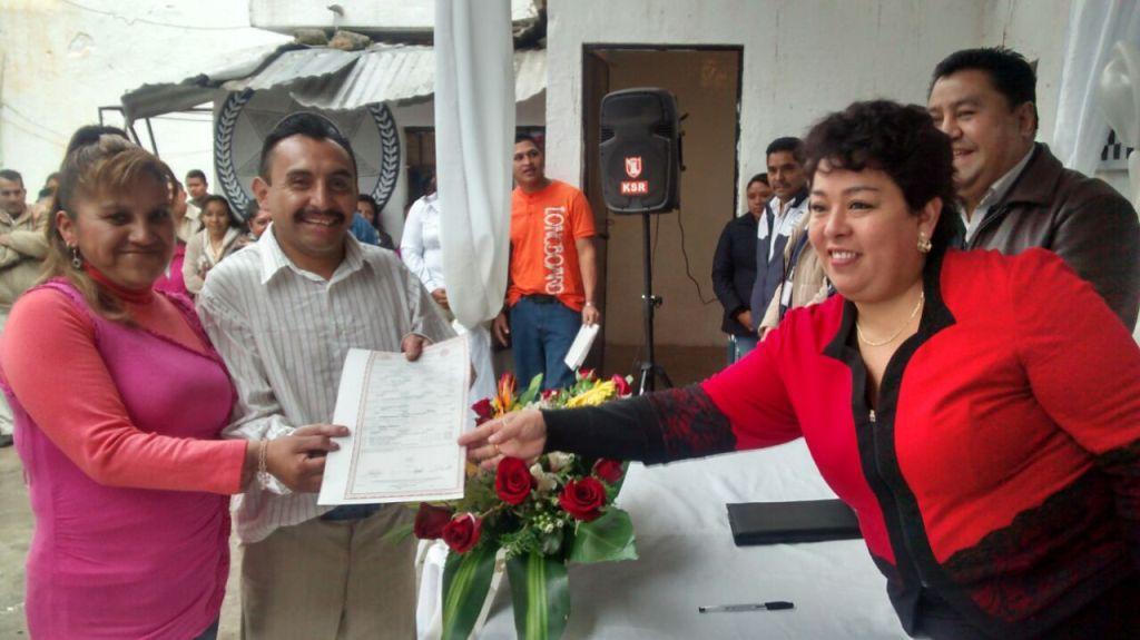 Como parte del programa de bodas colectivas de la Secretaría de Seguridad Pública del estado, 51 parejas que purgan sentencia se casaron en los penale