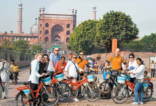 Delhi en bicicleta