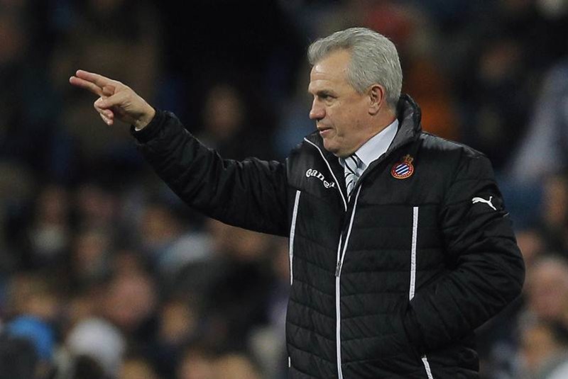 Javier Aguirre cuando dirigía al Espanyol de Barcelona