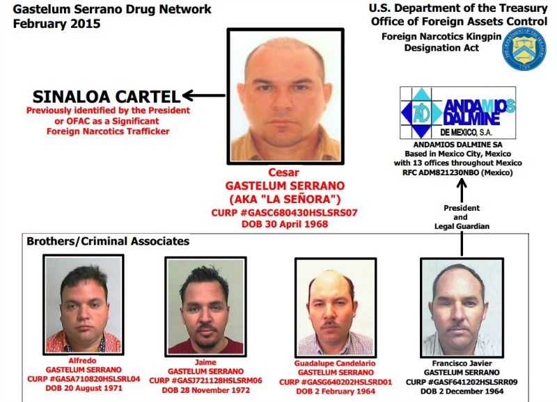 La medida de OFAC ordena la confiscación de sus bienes en territorio estadunidense e impide a personas naturales y jurídicas en EU realizar transaccio