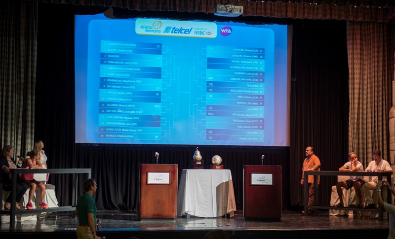 Se realizó el sorteo del Abierto de Acapulco 