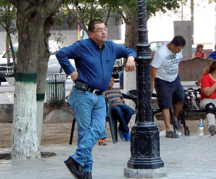 Alcalde Óscar Flores Lugo.