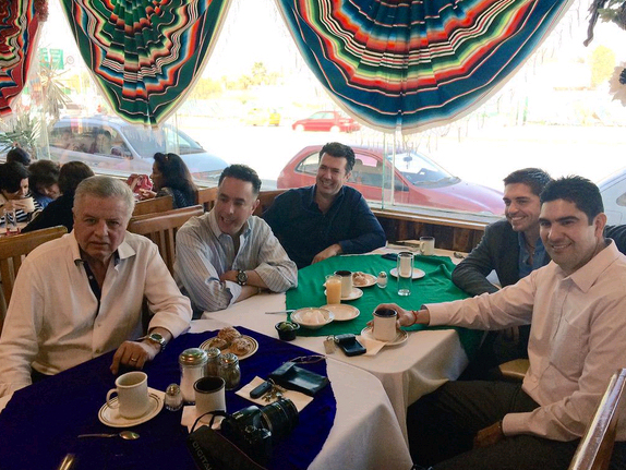 Desayuno de panistas esta mañana en Torreón. 