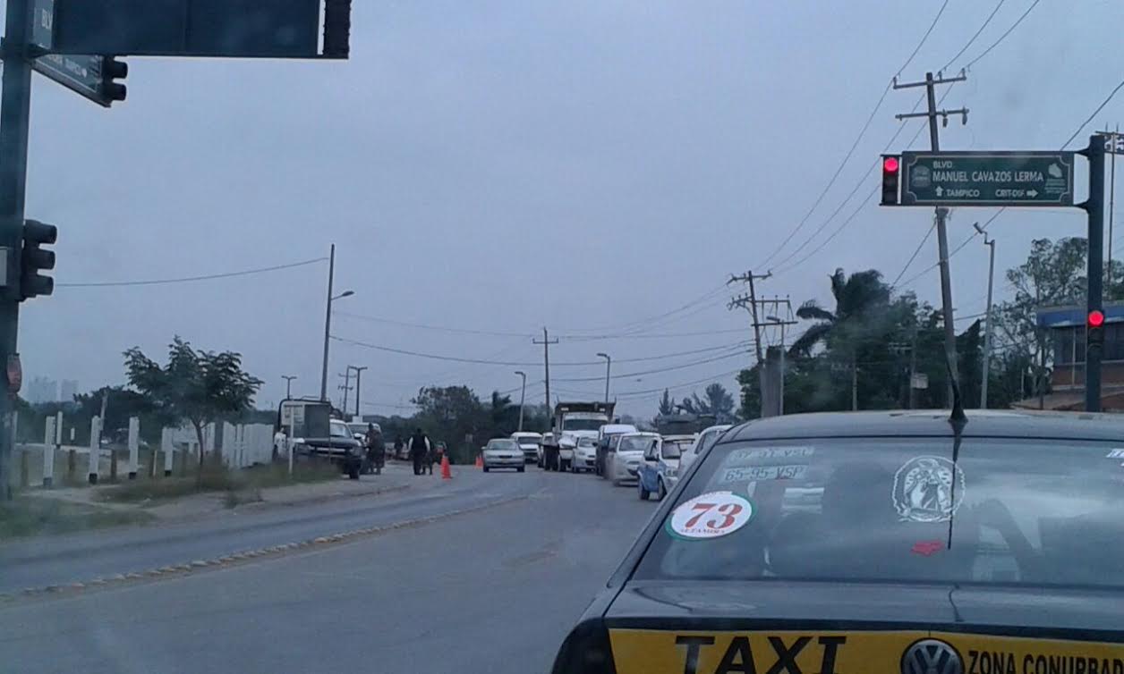 El operativo se pasó al bulevar Allende en Altamira.