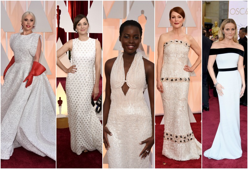 Lady Gaga, Marion Cotillard, Lupita Nyong'o, Julianne Moore y Reese Witherspoon.