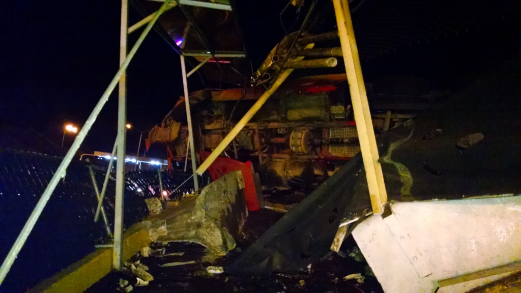 El conductor fue detenido por elementos de la Policía Federal 
