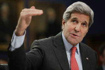 El secretario de Estado de Estados Unidos, John Kerry, en su comparecencia hoy ante un comité del Congreso