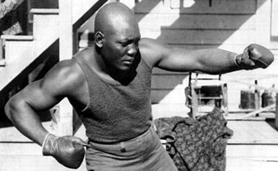 Jack Johnson, primer campeón negro de boxeo de los pesos pesados